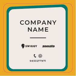 Sticker 2 Round Edge Sq. Rectangle