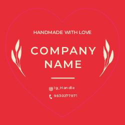 Sticker 5 Heart Shape