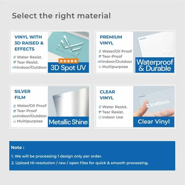 Roll-on bottle label materials and finishes