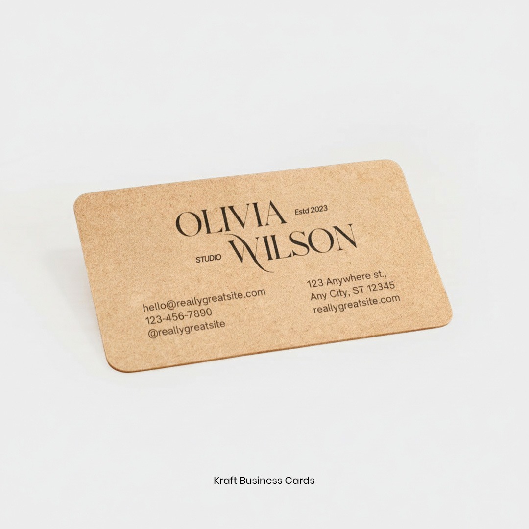 Kraft Business Cards