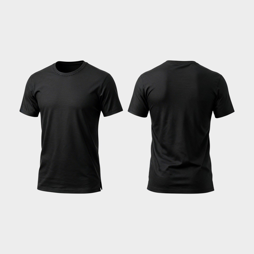 Round Neck T-shirt (Not Printed)