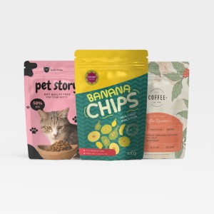 Custom Print Stand Up Zip Pouch