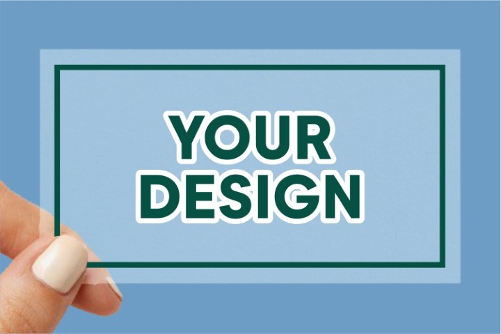 Color & White Ink on Clear Vinyl