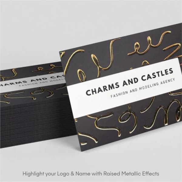 Raised Foil Business Cards 1