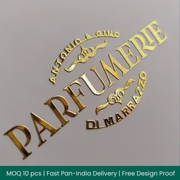 Metal Stickers – Luxury Custom Label 6