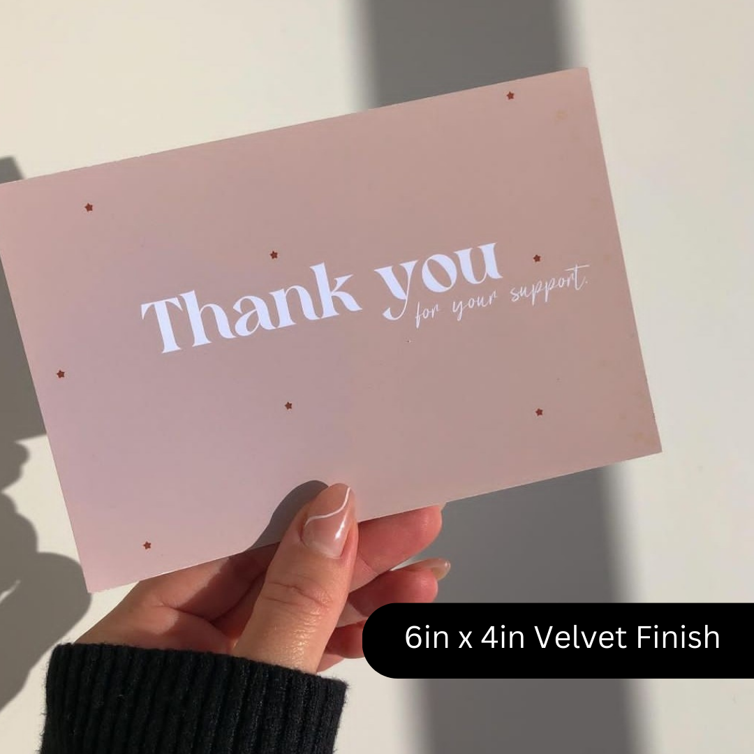 Flat Thank You Cards (F&B) 3