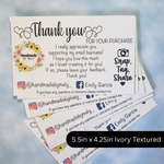 Flat Thank You Cards (F&B) 6