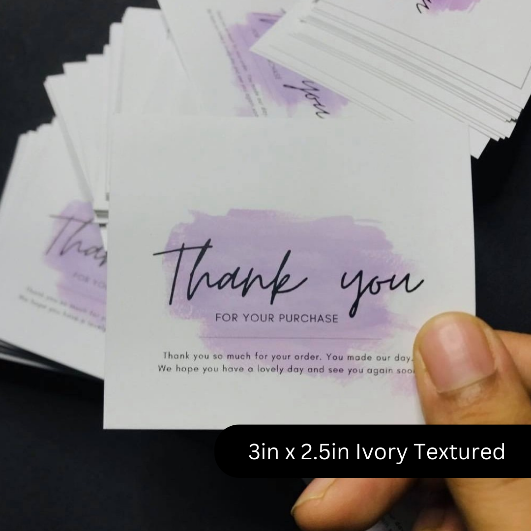 Flat Thank You Cards (F&B) 4