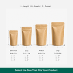 Stand Up Zip Pouch (Not Printed) 2