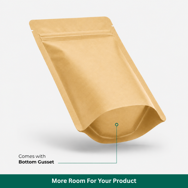 Stand Up Zip Pouch (Not Printed) 6
