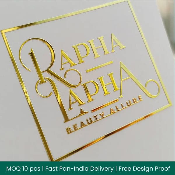 Metal Stickers – Luxury Custom Label 7