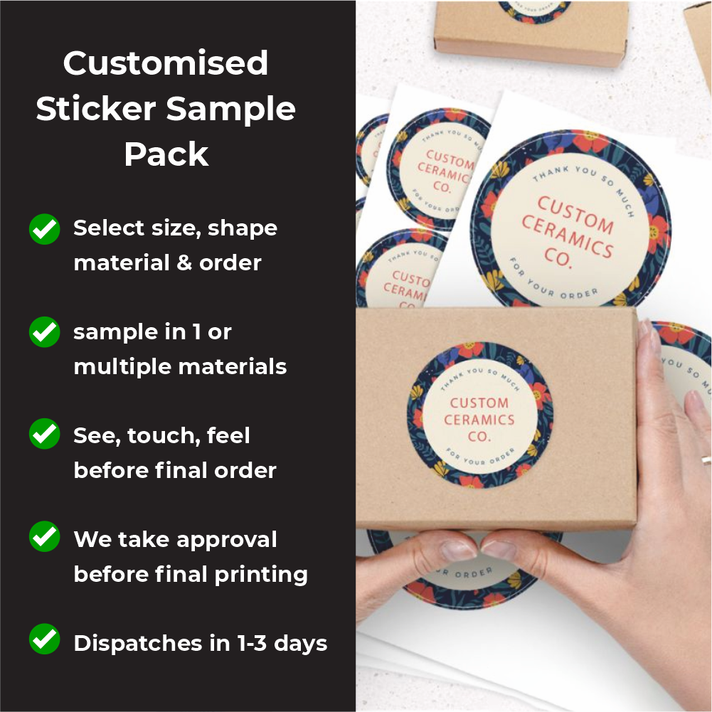 Get your Sticker Sample Kit 1