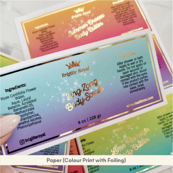 Foil Stickers 6