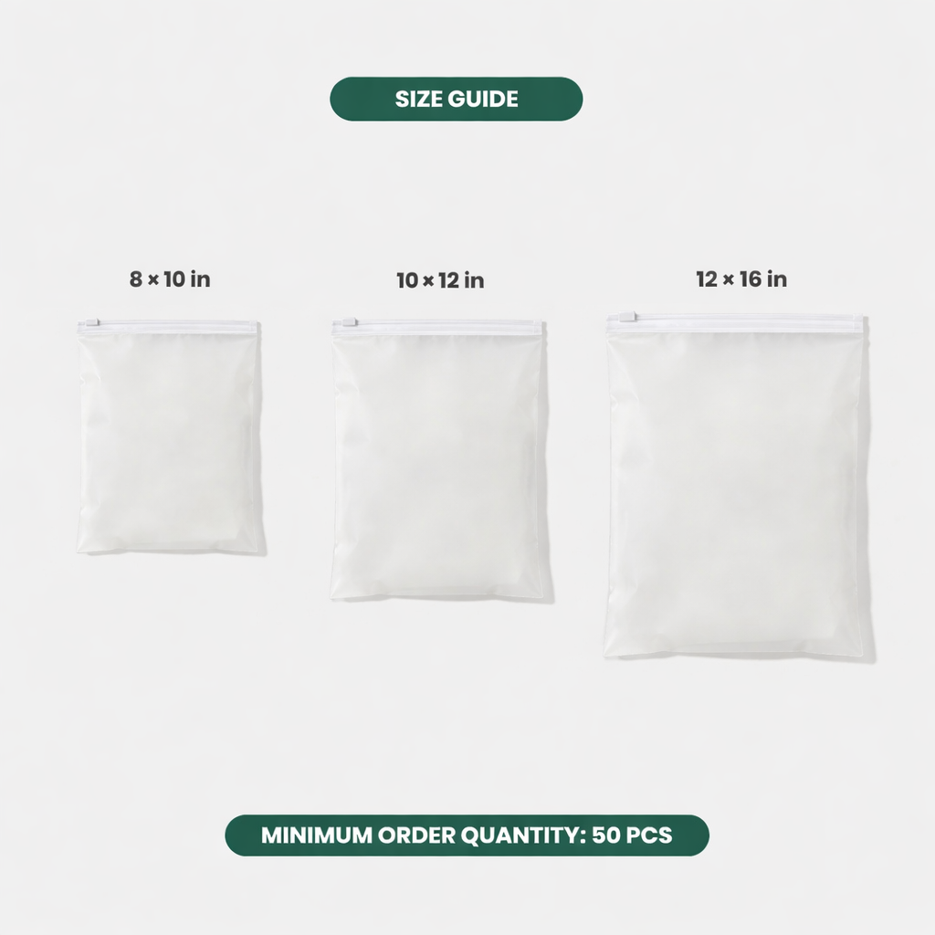 Frosted Zipper Bags (Not Printed) 2
