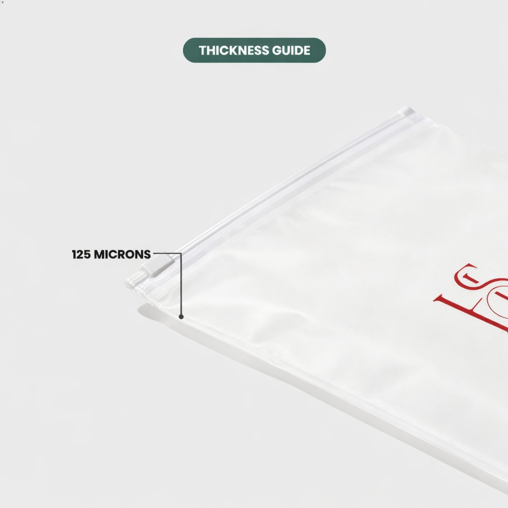 Custom Frosted Zipper Bags 5