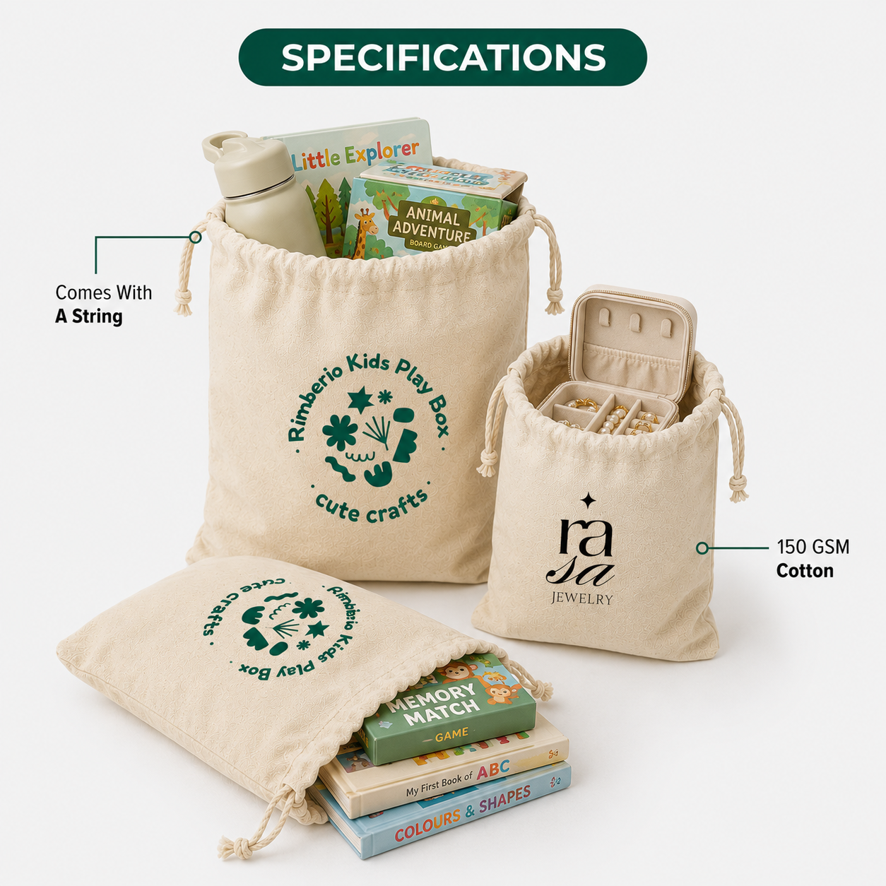 Draw String Bags 3