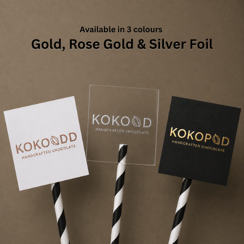 Gold, silver and rose gold foil sticker colours