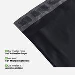 Black Custom Courier Poly Bags (with POD) 4
