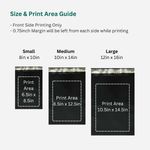 Black Custom Courier Poly Bags (with POD) 3