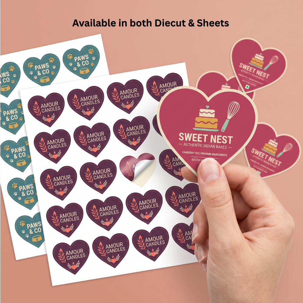 Heart Shape Stickers 4