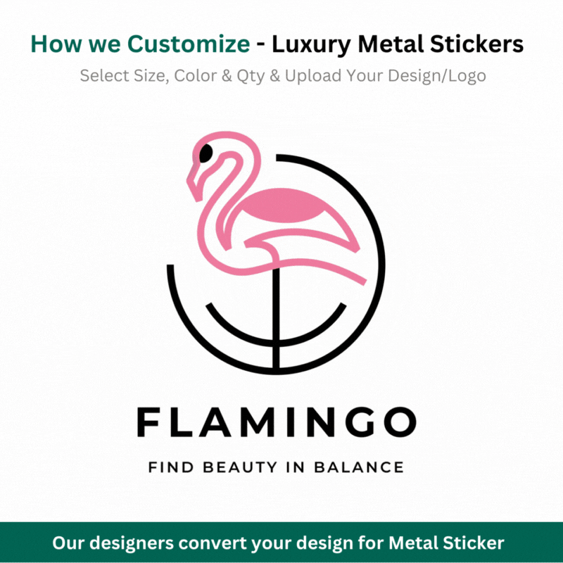 Metal Stickers – Luxury Custom Label 2