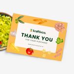 Flat Thank You Cards (F&B) 1