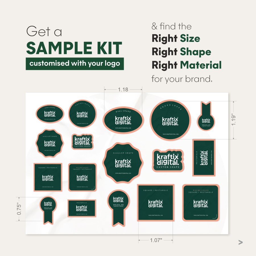 Stickers & Labels Trial Pack – Sample Multiple Finishes & Shapes ...