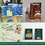 Single Leaf Foam Board Menu 5