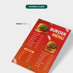 Single Leaf Foam Board Menu 4