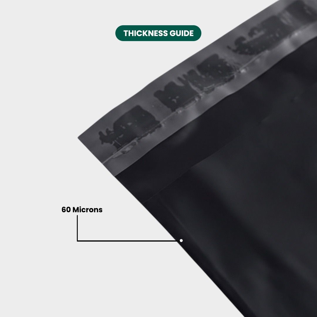 Black Courier Poly Bags (Not Printed) 4