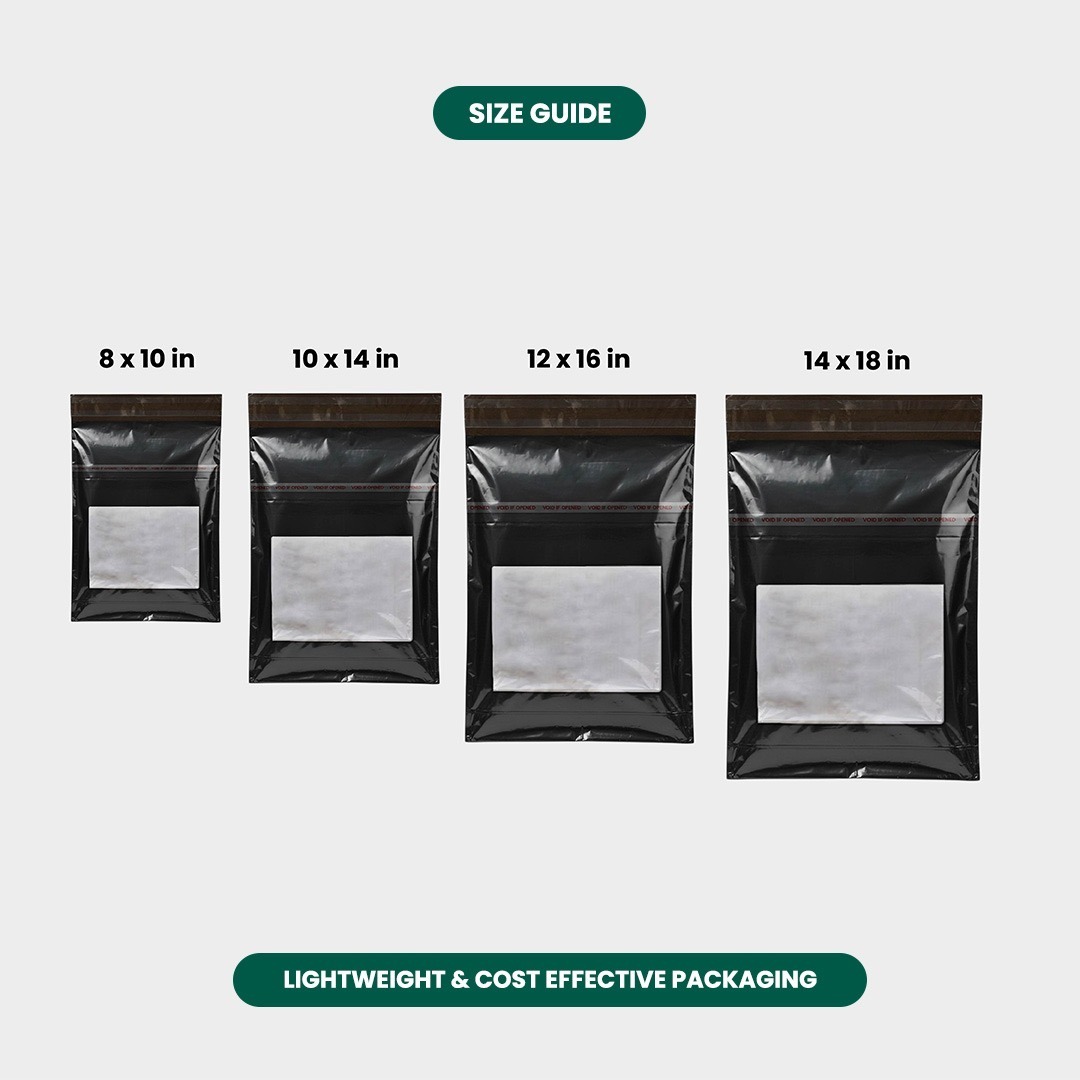 Black Courier Poly Bags (Not Printed) 2