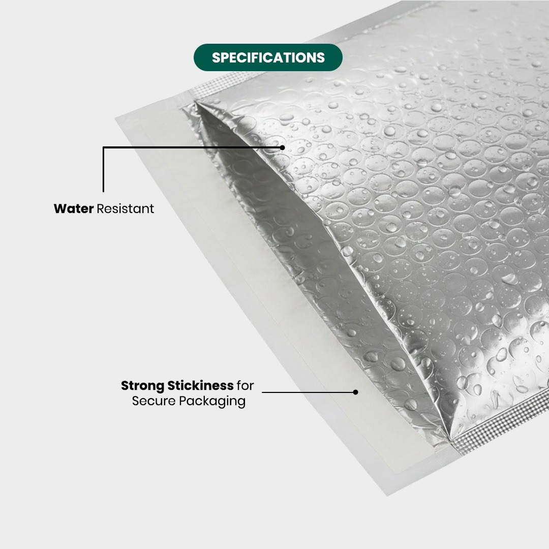 Silver Bubble Poly Bags (Not Printed) 4