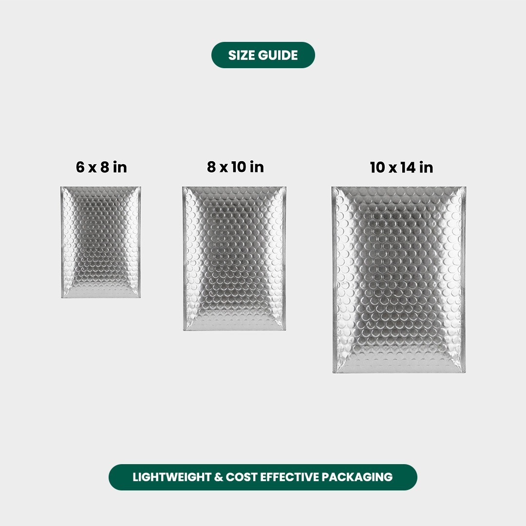 Silver Bubble Poly Bags (Not Printed) 2
