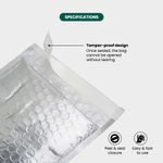 Silver Bubble Poly Bags (Not Printed) 3