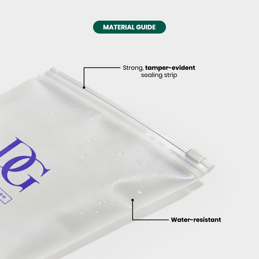 Custom Frosted Zipper Bags 4