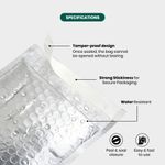 Custom Silver Bubble Poly Bags 4