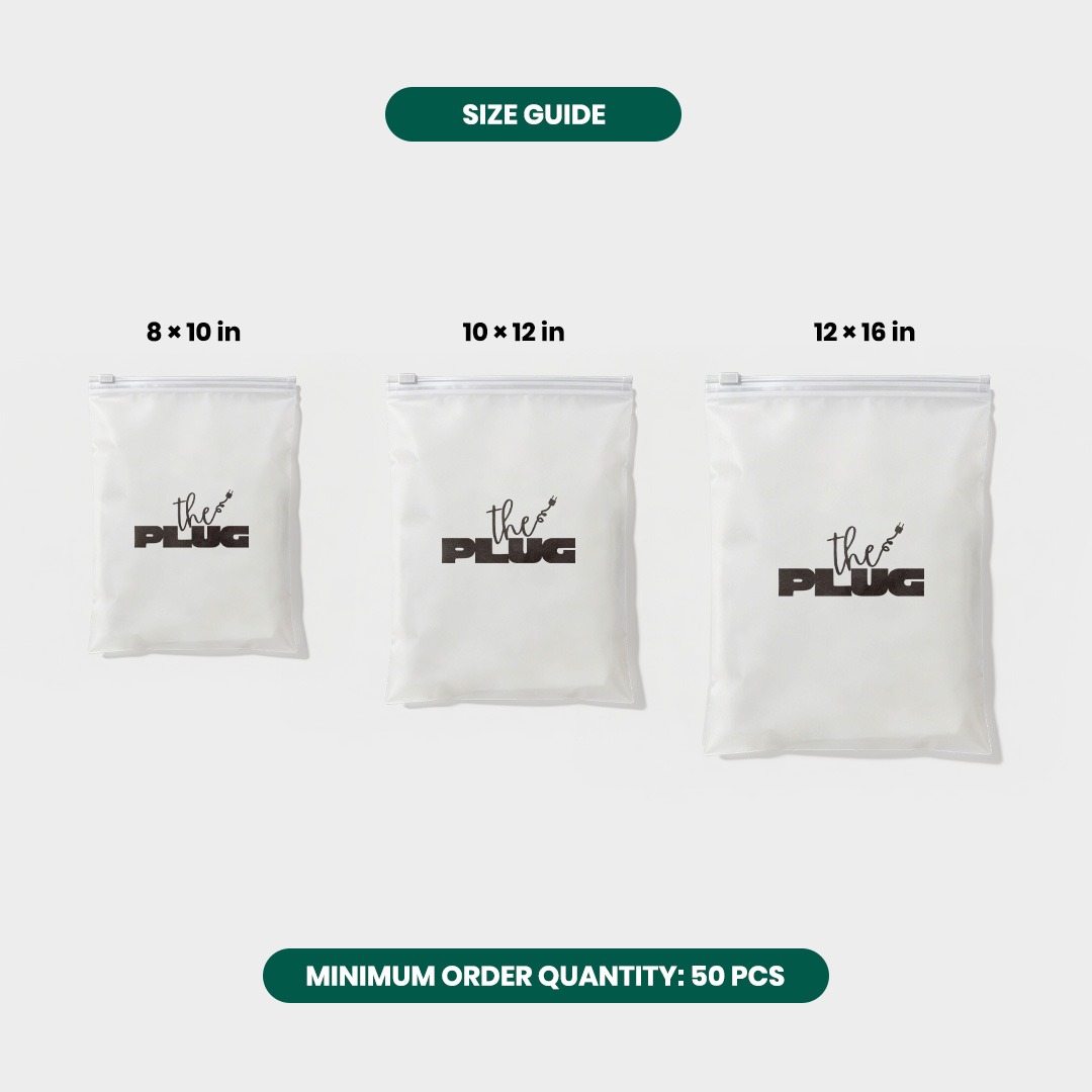 Custom Frosted Zipper Bags 2