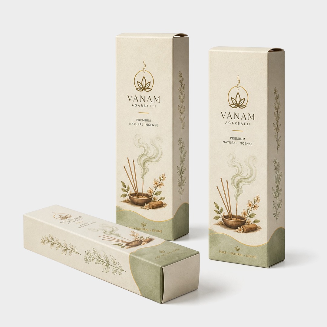 Custom Agarbatti/ Incense Stick Box 2