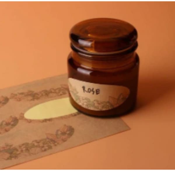 Kraft Candle Labels 5