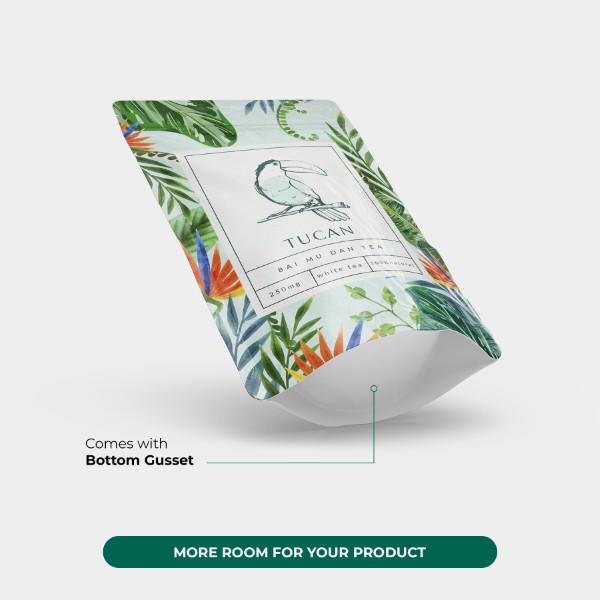 Custom Print Stand Up Zip Pouch 5