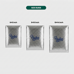 Custom Silver Bubble Poly Bags 2